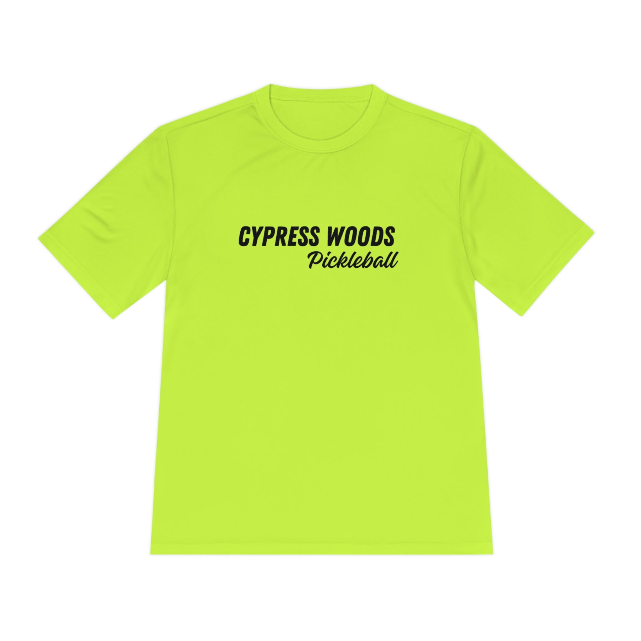 Cypress Woods Pickleball Moisture Wicking Unisex Tee